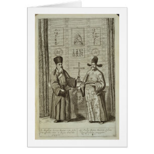 Matteo Ricci (1552-1610) und Paulus Li, von 'Chin
