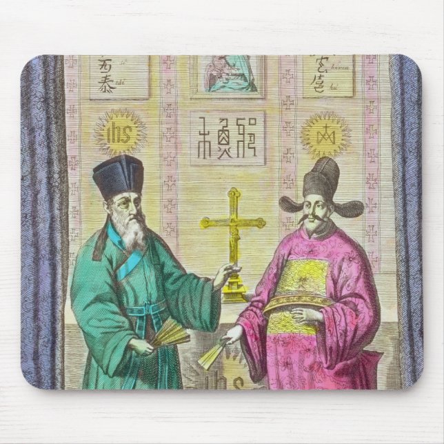 Matteo Ricci und anderer christlich Mousepad (Vorne)