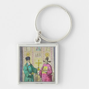 Matteo Ricci und anderer christlich Schlüsselanhänger