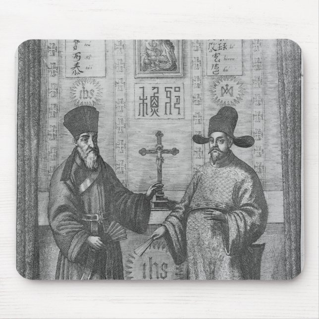 Matteo Ricci und Paulus Li Mousepad (Vorne)
