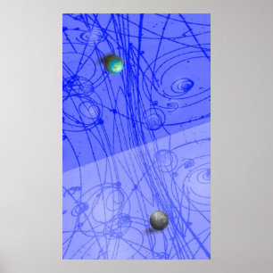 Matter Antimatter Art Print Poster
