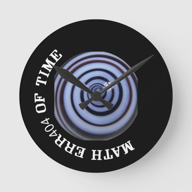 Matter of Time Runde Wanduhr (Vorderseite)