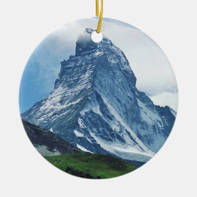 Matterhorn, Alpen Keramikornament (Vorne)