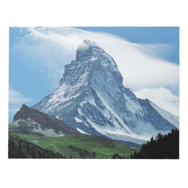Matterhorn, Alpen Notizblock (Vorderseite)