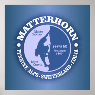 Matterhorn (Alpen) Poster