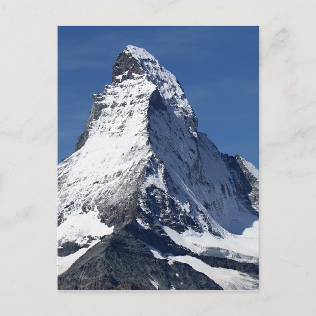 Matterhorn, Alpen Postkarte (Vorderseite)