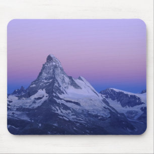 Matterhorn bei Morgengrauen, Zermatt, Schweizer Al Mousepad