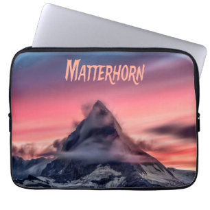 Matterhorn Berg Europa Alpen Schweiz Italien Laptopschutzhülle