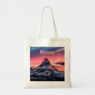 Matterhorn Berg Europa Alpen Schweiz Italien Tragetasche