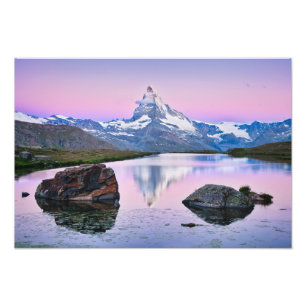 Matterhorn in Zermatt, Schweiz Fotodruck