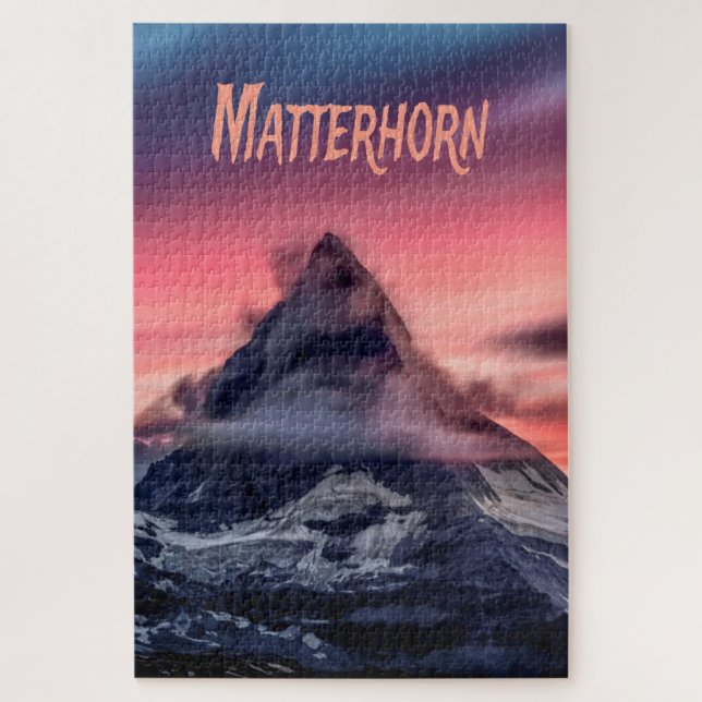 Matterhorn Mountain Europe Alpen Schweiz Italien (Vertikal)