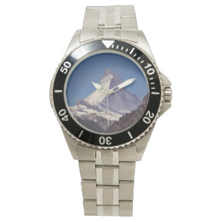 Matterhorn Mountain Stainless Steel Mens Watch Armbanduhr