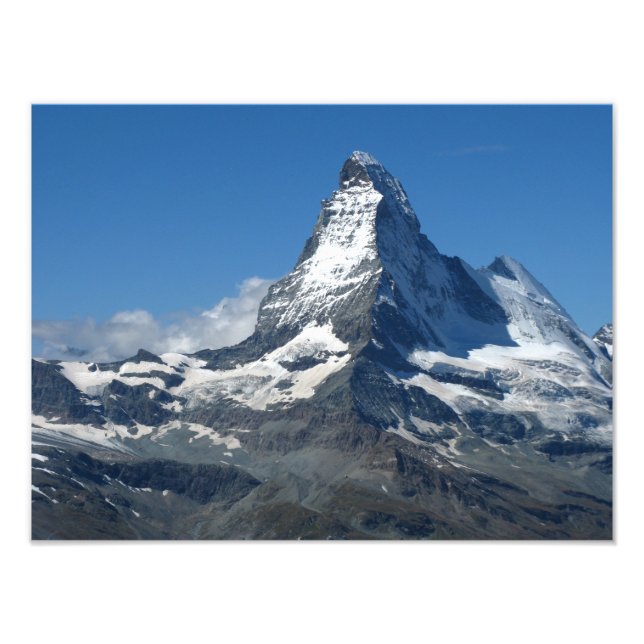 Matterhorn Photo Imprimer Alpes suisses (Devant)