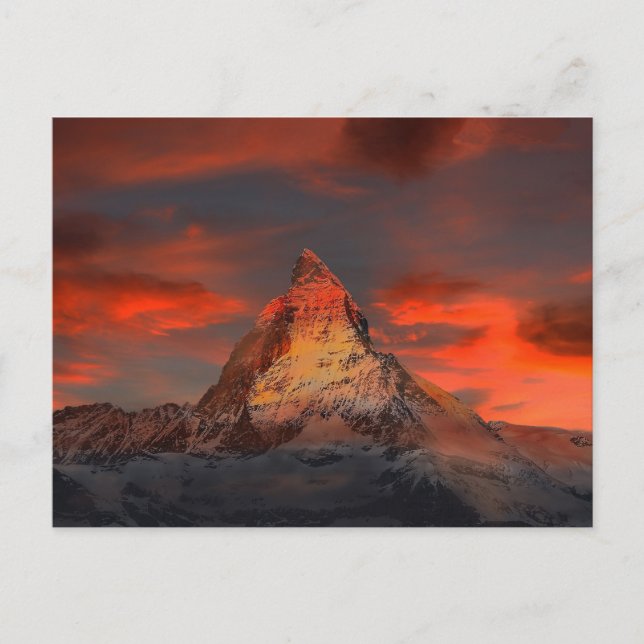 Matterhorn Postkarte (Vorderseite)