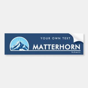 Matterhorn Schweiz Berg Autoaufkleber