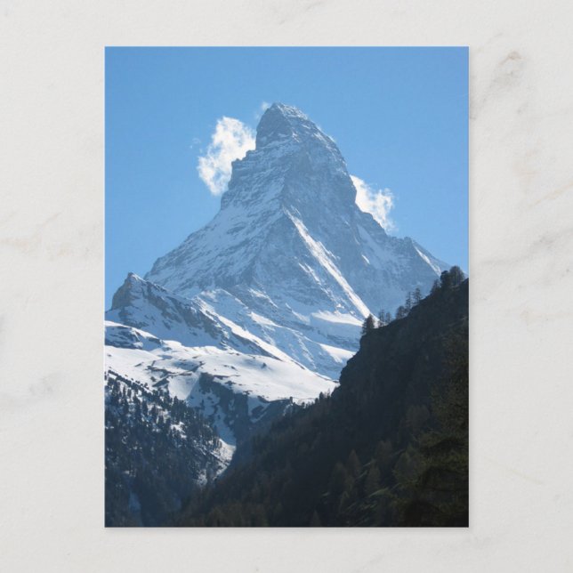Matterhorn, Zermatt 1 Postkarte (Vorderseite)