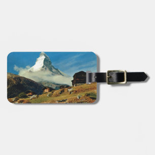 Matterhorn, Zermatt, die Schweiz Gepäckanhänger