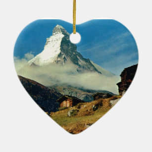 Matterhorn, Zermatt, die Schweiz Keramikornament