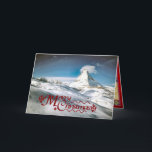 Matterhorn, Zermatt Feiertagskarte<br><div class="desc">Welche conjurs Gedanken des Weihnachts- und Winterspaßes besser als Bilder von der Schweiz up. Diese Karte nimmt Sie, in Ihrer Fantasie zur Herrlichkeit der Schweizer Berge. Sie erwähnt für Sie die Zeiten, die Sie in den Bergen verbracht haben, hat Spaß und genießt gute Firma. Dieses ist eine herrliche zu senden...</div>