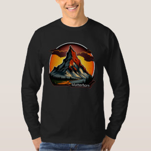 Matterhorn Zermatt Schweiz Alpen T-Shirt