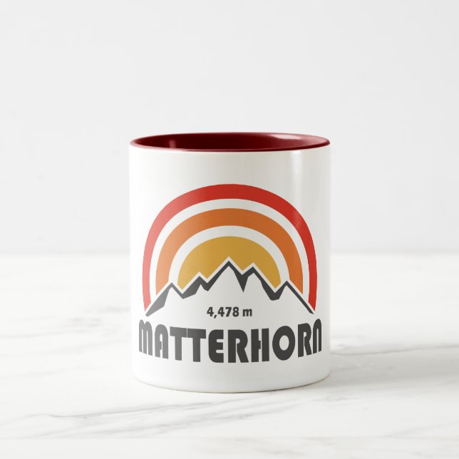 Matterhorn Zweifarbige Tasse (Mittel)