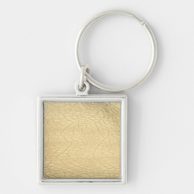 Mattgold Schlüsselanhänger (Vorne)