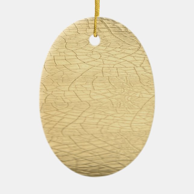 Mattgoldstein Keramikornament (Vorne)