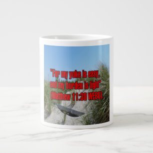 Matthäus 11:30 WEBU Mug Jumbo-Tasse
