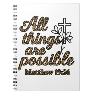 Matthäus 19:26 notizblock