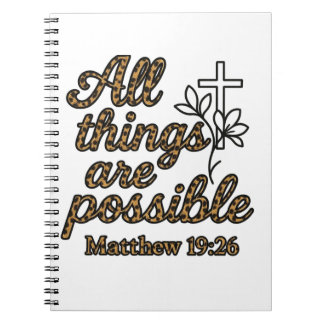 Matthäus 19:26 notizblock