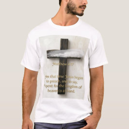 Matthäus 4:17 – Tut Buße Kreuz T-Shirt