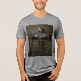 Matthäus 4:17 – Tut Buße Kreuz T-Shirt Tri-Blend Shirt