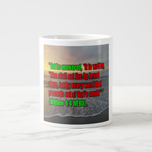 Matthäus 4:4 WEBU Tasse