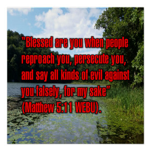 Matthäus 5:11 WEBU Poster