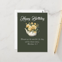 Matthäus 5:7 Christliche Geburtstagswünsche