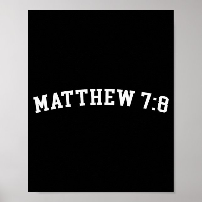 Matthäus 7_8  poster (Vorne)