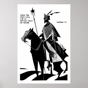 Matthäus 8 8 Glaube des Hauptmanns Kunstprint Spri Poster
