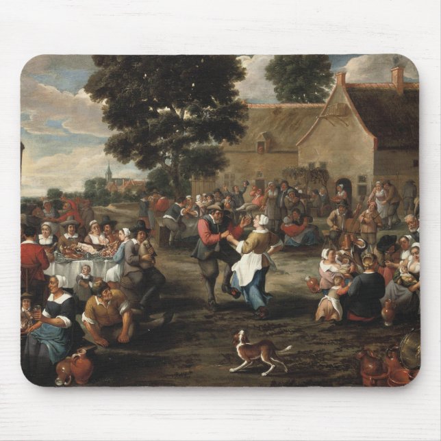 Mattheus van Helmont - Bauernfest Mousepad (Vorne)