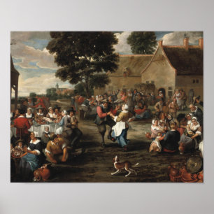 Mattheus van Helmont - Bauernfest Poster