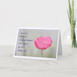 Matthew-11:28 Gruß-Karte Karte