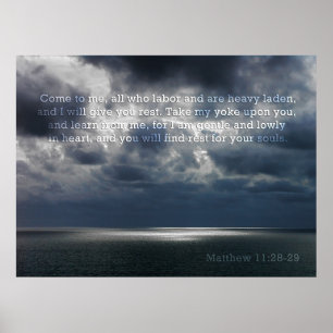 Matthew-11:28 - Plakat 29