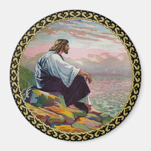 Matthew-14:22 - 23 Jesus betet allein durch das Magnet