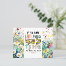 Matthew 17:20 Der Glaube als Senf-Bibelverse