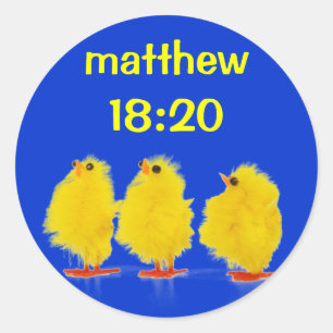 Matthew 18:20 Aufkleber