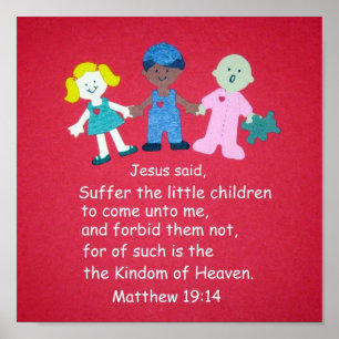 Matthew 19:14 poster