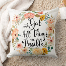 Matthew 19:26 Möglich mit Gottes Schrift Bloral