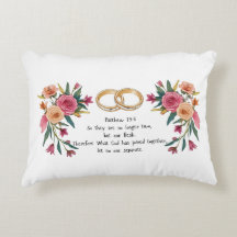Matthew 19:6 Hochzeitskissen
