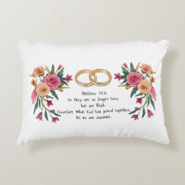 Matthew 19:6 Hochzeitskissen Dekokissen