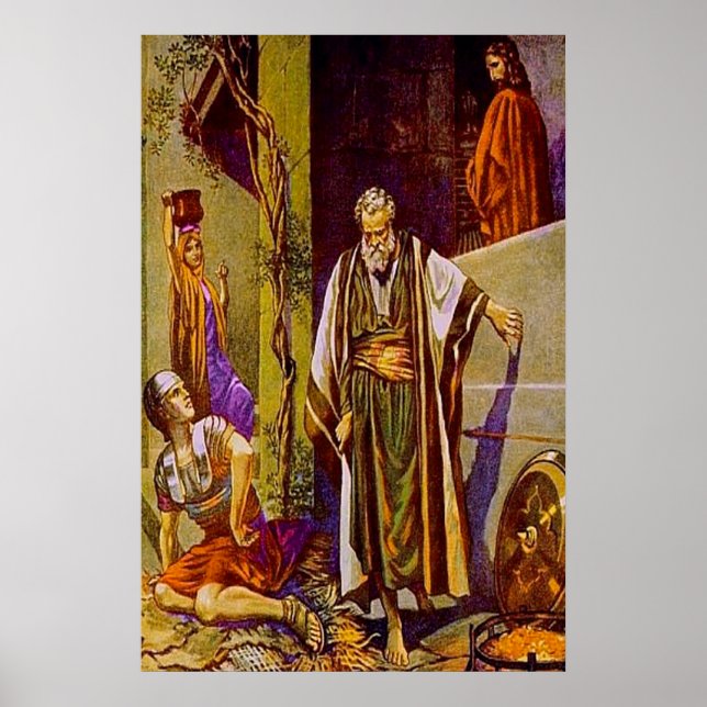 Matthew 26:69-75 Peter Denies Jesus Poster (Vorne)