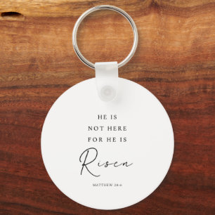 Matthew 28:6 Er ist Risen, Christlich Ostern Schlüsselanhänger